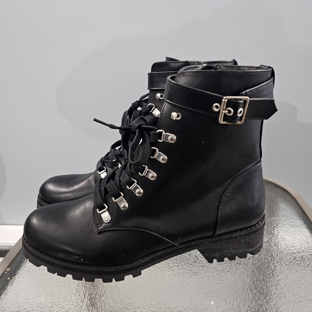 Black Combat Boots